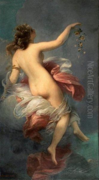 Allegorie Du Printemps Toile Oil Painting by Charles Edouard Boutibonne