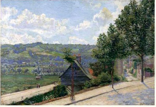 Les Environs De Rouen Oil Painting by Xavier Boutigny