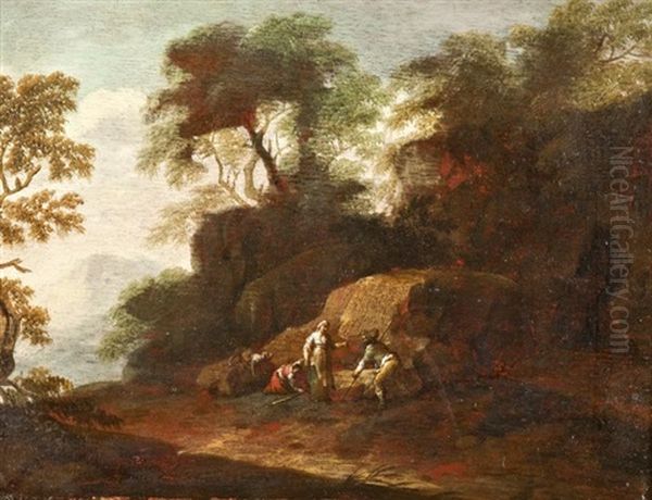 Dombos Taj Alakokkal Oil Painting by Maximilian Joseph Schinagl