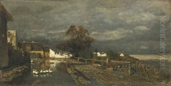 After The Storm Oil Painting by Emil Jacob Schindler