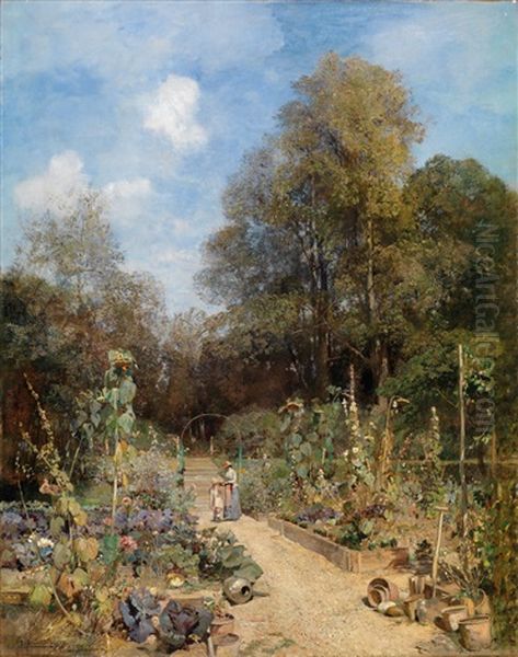 Garten In Plankenberg by Emil Jacob Schindler