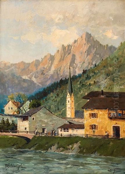 Lienz Oil Painting by Reinhart Schinzel