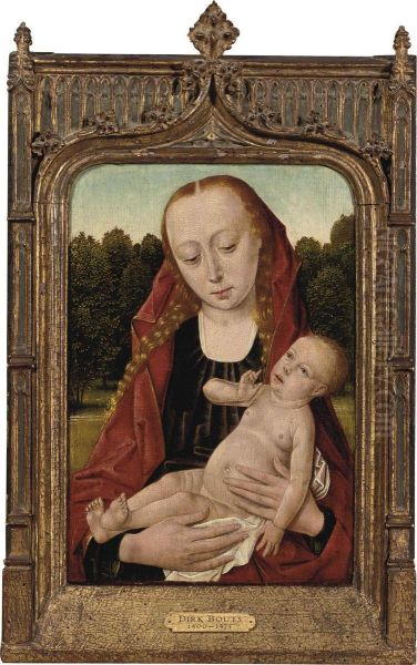 The Virgin And Child Oil Painting by Dieric the Elder Bouts