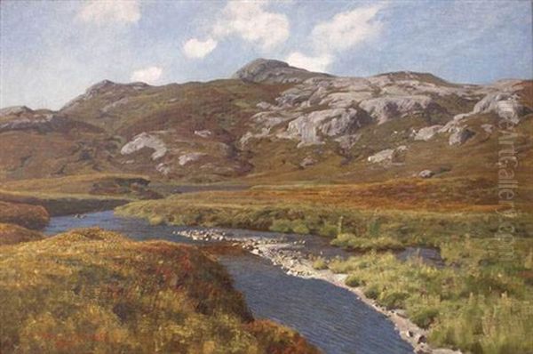 Ruisseau En Montagne Oil Painting by Carl Cowen Schirm