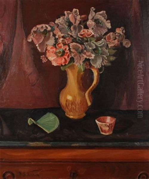 Fleurs Etranges Oil Painting by Ferdinand Schirren