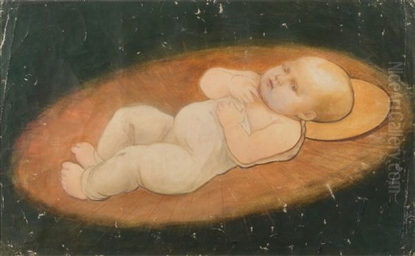 Il Bambino Oil Painting by Helene Sofia Schjerfbeck