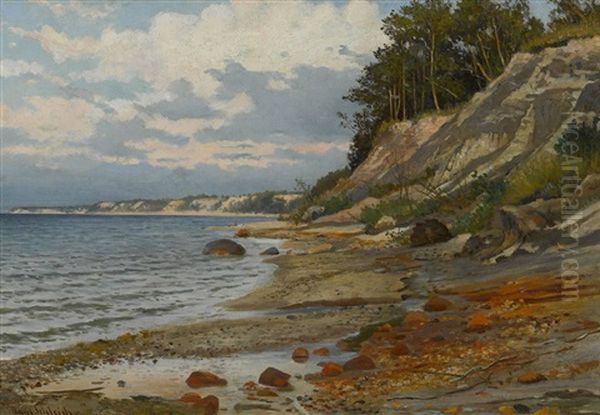 Ostseekuste Bei Warnicken Oil Painting by Hans Schleich