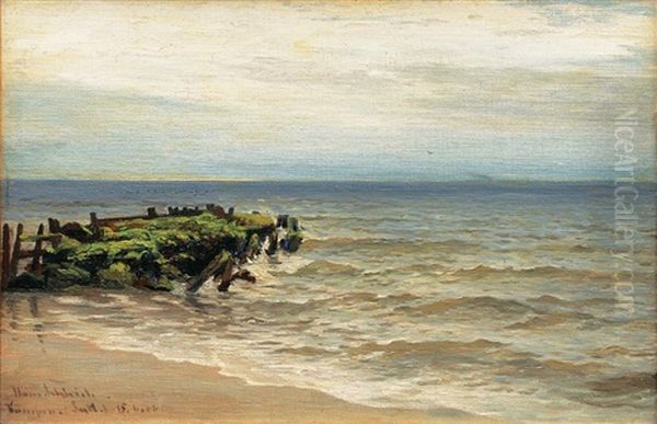 Kampen Auf Sylt Oil Painting by Hans Schleich