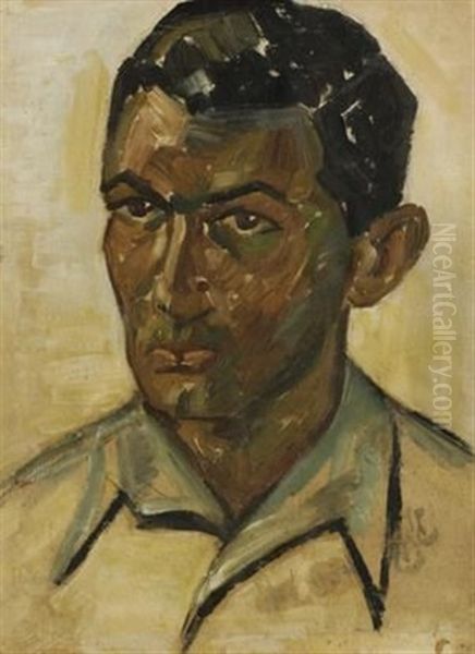 Portrait Oil Painting by Shmuel Schlesinger