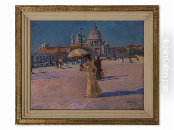 Venice Oil Painting by Max Schlichting