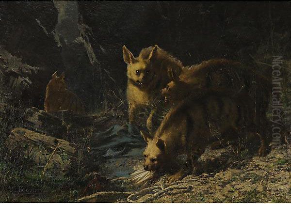 Gli Animali Della Foresta Oil Painting by Pietro Bouvier