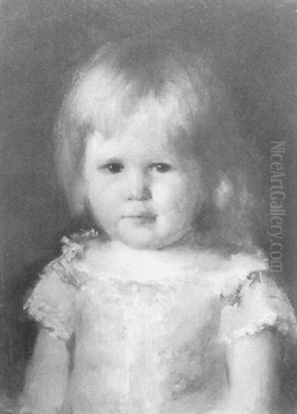 Portrait Der Agnes Kittel Oil Painting by Louise (or Luise) Schmidt