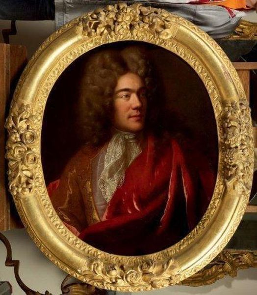 Portrait De Gentilhomme En Rouge Oil Painting by Andre Bouys