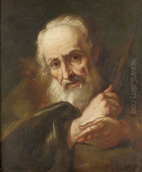 Portrat Eines Bartigen Alten Mannes Oil Painting by Martin Johann (Kremser Schmidt) Schmidt