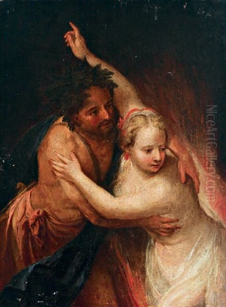 Orpheus Und Eurydike Oil Painting by Martin Johann (Kremser Schmidt) Schmidt