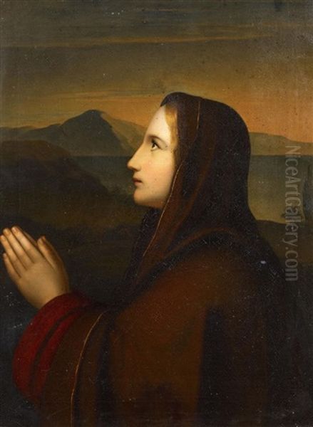 Maria Magdalena Oil Painting by Georg Philipp Schmitt