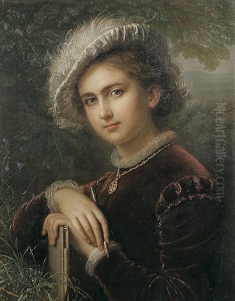 Die Englische Lady Oil Painting by Guido Phillip Schmitt