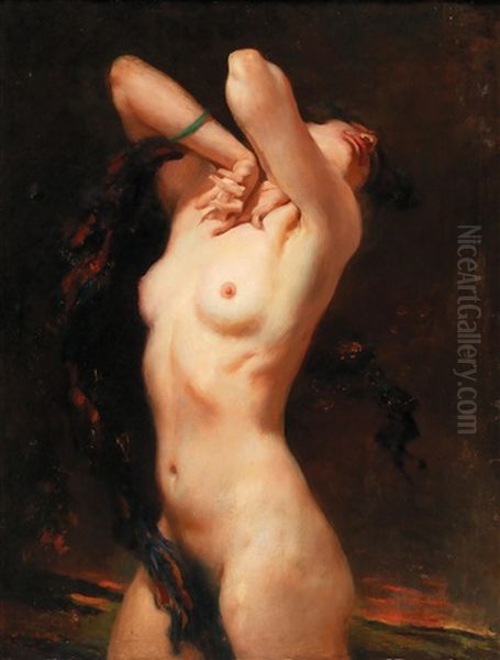 Ecstasy Oil Painting by Leopold Schmutzler