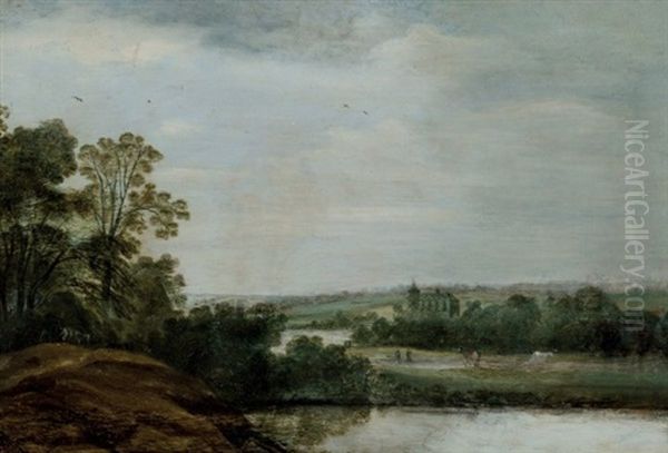 Paisaje Oil Painting by Johannes Pietersz Schoeff