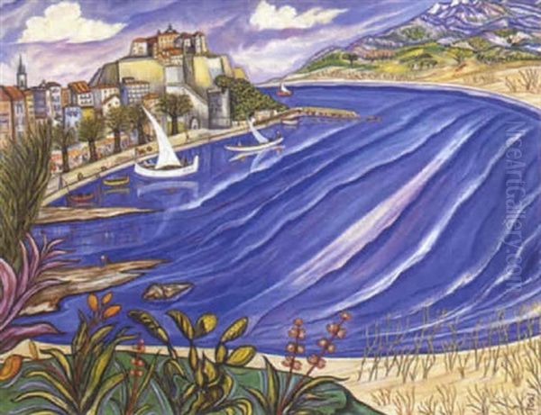 Calvi Oil Painting by Sophie De Schomberg Szymberska