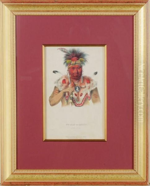 History Of The Indian Tribes Of North America Oil Painting by John T. Bowen