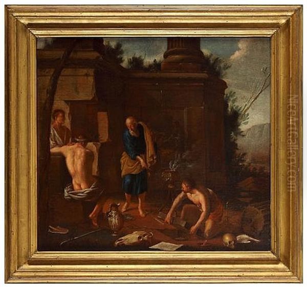 The Finding Of The Treasure by Johann Heinrich Schoenfeldt