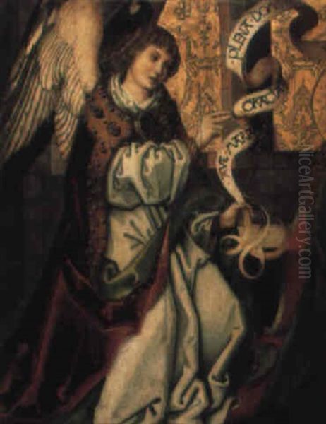 The Archangel Gabriel Oil Painting by Martin Schongauer