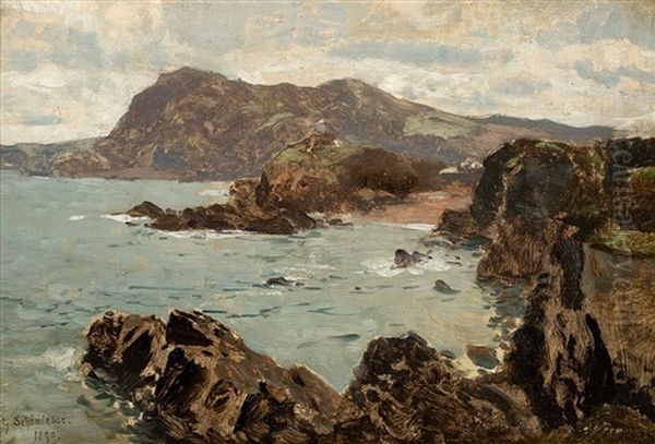 Ilfracombe Oil Painting by Gustav Schoenleber