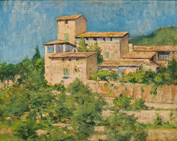 Castle Beni Basi, Soller De Mallorca Oil Painting by Alexander Bower