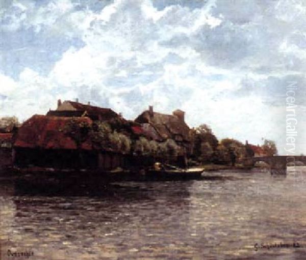 Overschie Oil Painting by Gustav Schoenleber