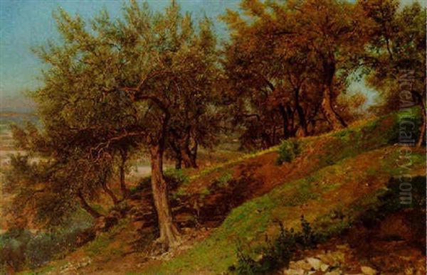 Landschaft Oil Painting by Alois Schoenn