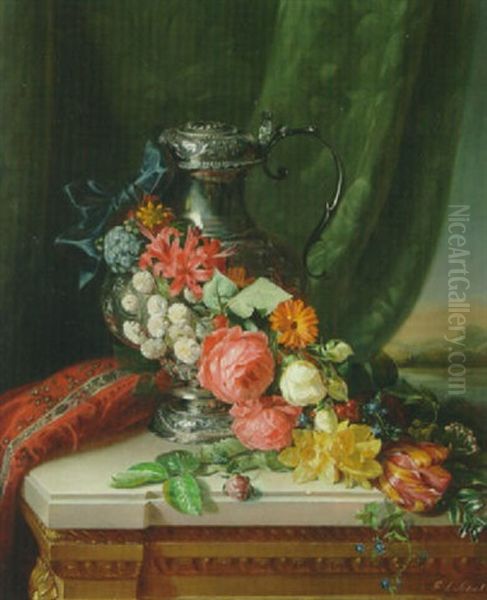 A Still Life Oil Painting by Francina Louise Schot