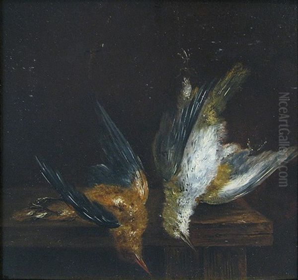 Jagdstillleben Oil Painting by Petrus Schotanus