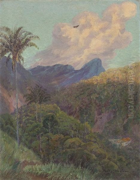 Sudamerikanische Landschaft Oil Painting by Pablo (Poul) Schouboe