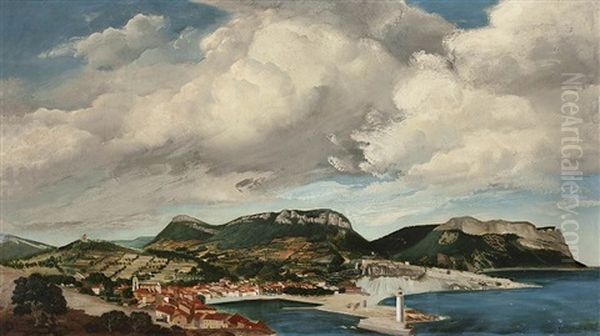 Cassis Oil Painting by Basil Schoukhaeff