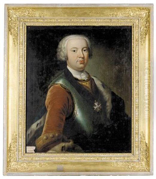 Portrait Of Duke Ludwig Ernst Of Brunswick And Luneburg Oil Painting by Aert Schouman