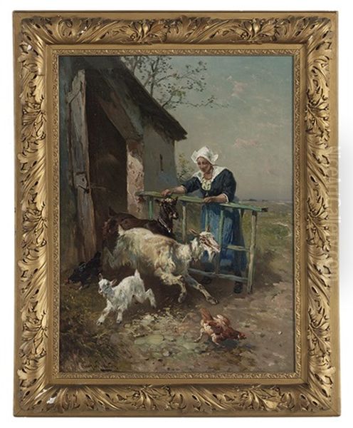 The Goatherd Oil Painting by Henry Schouten