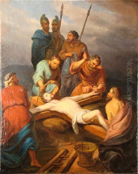 Crucifixion Oil Painting by Henry Schouten