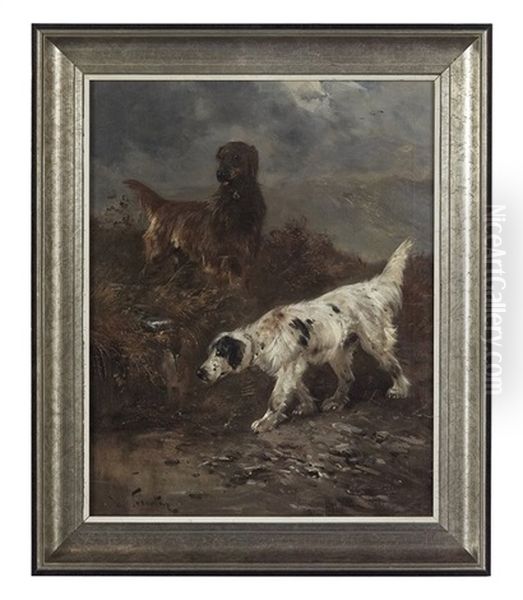 Retrievers Oil Painting by Henry Schouten