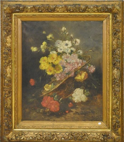 Composition Florale Oil Painting by Henry Schouten