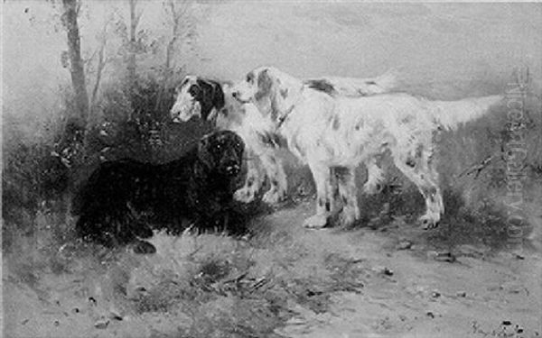 English Setters by Henry Schouten