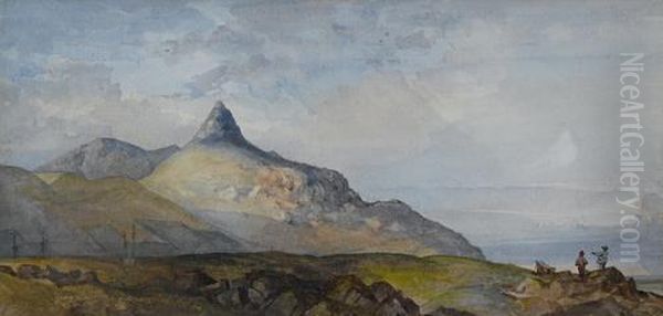 The Lion's Head From The Sea Oil Painting by Thomas William Bowler