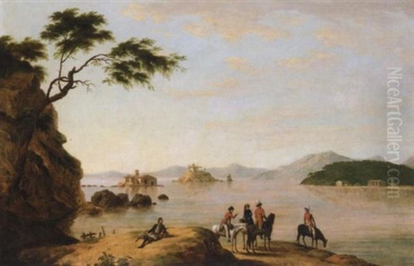 A View Of Corfu Oil Painting by Joseph Schranz