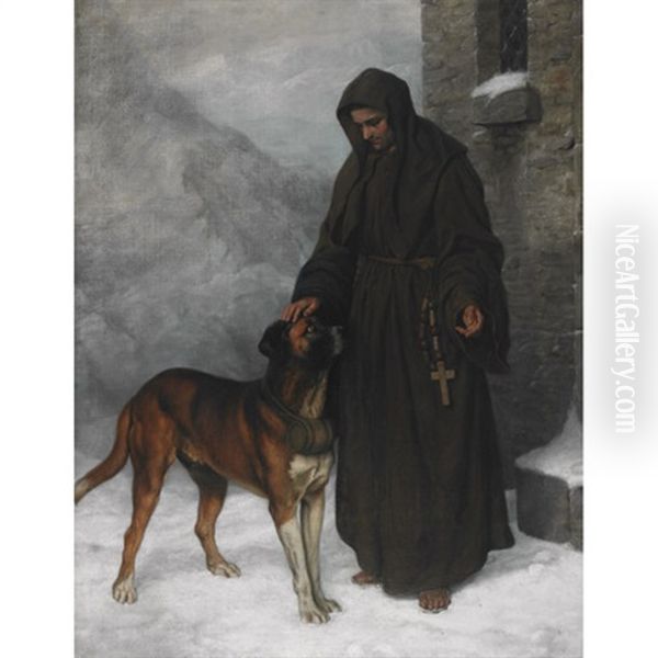 Messengers Of Mercy Oil Painting by Charlotte Mount Brock, Miss Schreiber