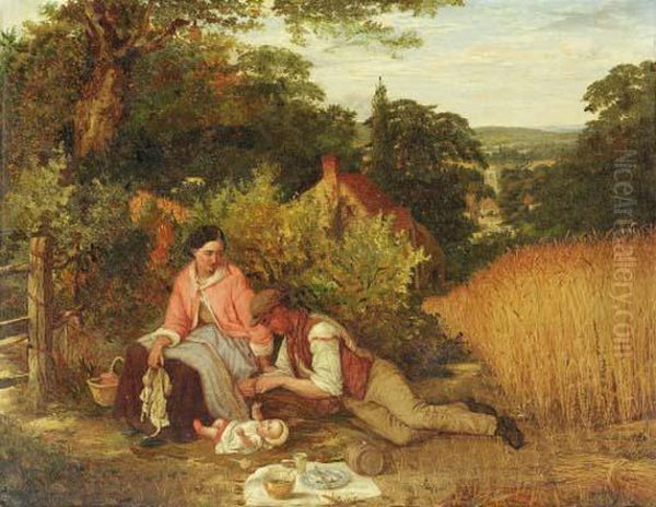 The Picnic
Oil On Canvas Oil Painting by Edward O. Bowley