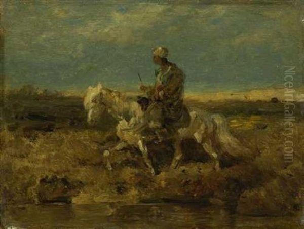 Walachischer Reiter Oil Painting by Adolf Schreyer