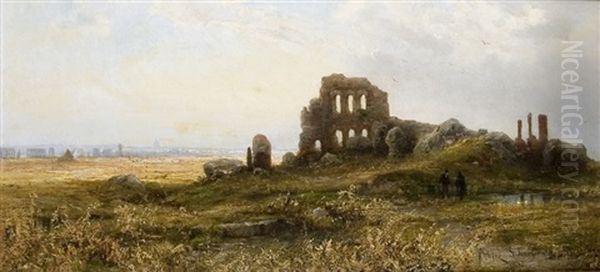 Roma Vecchia Oil Painting by Franz Schreyer