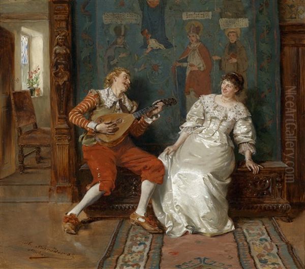 Musikalische Unterhaltung by Albert Friedrich Schroeder