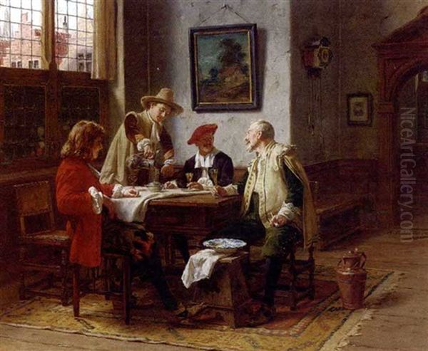 A Drink With Friends by Albert Friedrich Schroeder