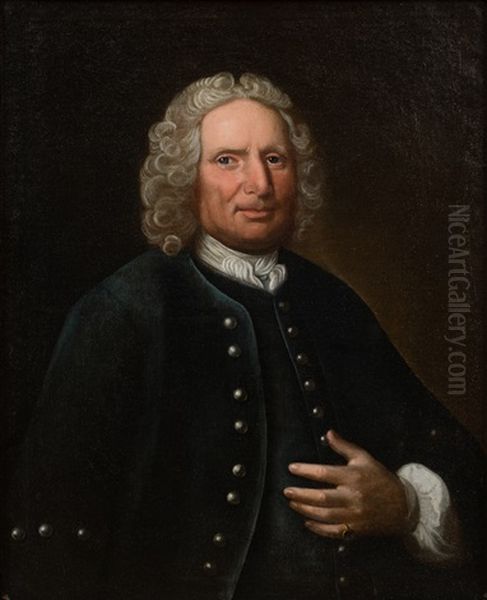 Anders Pihl Oil Painting by Georg Engelhardt Schroeder